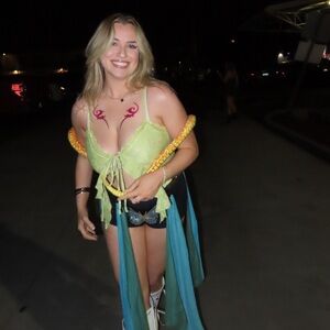 Dolls Kill Green and Blue Butterfly Set